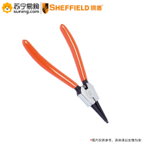 钢盾(SHEFFIELD) 美式轴用直口卡簧钳 S047027 9寸