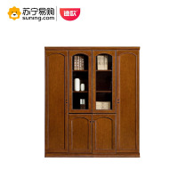 迪欧 实木油漆四门文件柜书柜 S303S4-1H 1812*423*2100(mm)