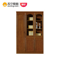 迪欧 实木油漆三门文件柜书柜(左) S303S3-1H-1 1358W*423D*2100H(mm)