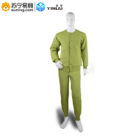 银莱 纯棉保暖 防缩水绒衣裤 2128 一套