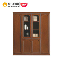 迪欧 实木油漆四门文件柜书柜 S303S4-1H-1 1812*423*2100(mm)