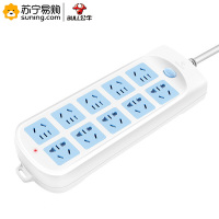 公牛(bull)插座GN-605 10位 5米