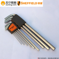 钢盾(SHEFFIELD) 公制特长内六角扳手 S050012 9件