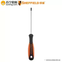 钢盾(SHEFFIELD) 双色柄花型螺丝刀 S056302 T6*100mm
