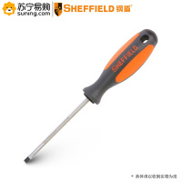 钢盾(SHEFFIELD) 双色柄一字螺丝刀 S056119 8*150mm