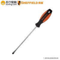 钢盾(SHEFFIELD) 双色柄一字螺丝刀 S056120 8*200mm
