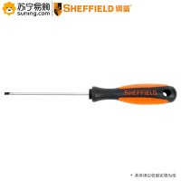 钢盾(SHEFFIELD) 双色柄平行一字螺丝刀 S056415 5.0*200mm