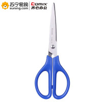 齐心 标准办公剪刀 B2715 170MM 中号 混色 单把装