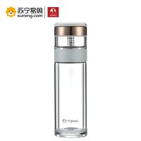 特美刻(TOMIC)银茶隔茶水分离玻璃杯TG80708Y 260ml