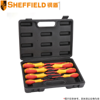 钢盾(SHEFFIELD) 双色绝缘螺丝刀组套 S057002 7件套
