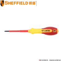 钢盾(SHEFFIELD) 双色绝缘十字螺丝刀 S057402 PH1*75mm