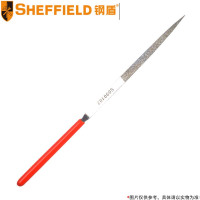 钢盾(SHEFFIELD) 金刚石尖头半圆锉 S090102 (3*140mm)