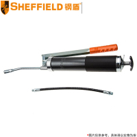 钢盾(SHEFFIELD) 专业级重型手用黄油枪 S111002 400cc及12英寸软管