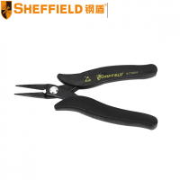 钢盾(SHEFFIELD) 双重防静电手柄尖嘴钳 S170004 5英寸