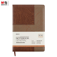 晨光(M&G) 18k普惠皮面记事本 APY1DK78 160页 单本装 棕色 |本