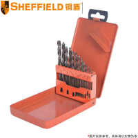 钢盾(SHEFFIELD) 含钴高速钢直柄麻花钻套装 S133021 13件套