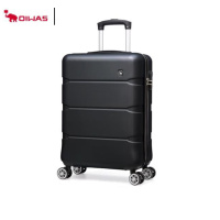 爱华仕拉杆箱时尚商务万向飞机轮6639-20 20英寸经典版 黑色