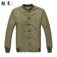 银莱老式劳保工作矿工加厚棉衣 单上衣 尺码175-180-185 黄色