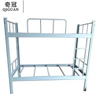 奇冠(QIGUAN)钢制双层床宿舍上下铺员工高低床型材床 GZY-C220 1850*2000*900mm