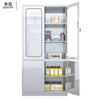 奇冠(QIGUAN)不锈钢大器械文件柜铁皮柜资料柜档案柜GZY-G126 1800*850*390mm 201不锈钢