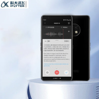 科大讯飞智能录音笔 SR901 录音转文字 视频实时翻译 OCR识别 离线转写 64G+云储存 钢琴黑