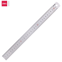 得力(deli)8463钢直尺 银色 单把装