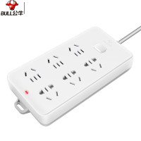 公牛(bull) 插座 GN-109K 6位 1/8米