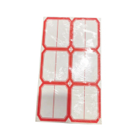 ZEBRA 口取纸 红色 55*60mm 50张/包 单包装