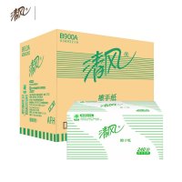 清风擦手纸1层2折 B900A 240张/包 20包/箱