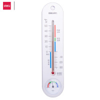 得力(deli) 室内温湿度计 9013 银色 单只装