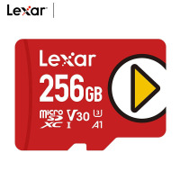 雷克沙TF存储卡256GB U3 V30 A1读速150MB/s游戏机手机扩容LMSPLAY256G-BNNNC