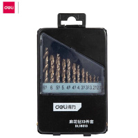 得力(deli) 麻花钻电钻冲击钻头DL18013 金属打孔麻花钻13件套 1.5-6.5mm