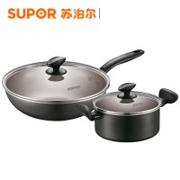 苏泊尔(SUPOR)套装锅乐尚易洁不粘两件套VTP1704T