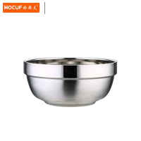 好厨夫(HOCUF)双层隔热防烫铂金碗1456 16cm 单个装