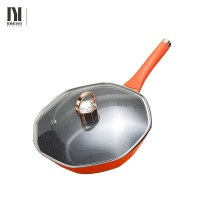 德以虹(DEYiHON)八角麦饭石不粘炒锅32cm