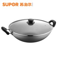苏泊尔(SUPOR)双耳精铸铁锅VC32EF02 32cm