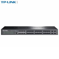 普联(TP-LINK)全千兆光纤交换机 TL-SG5828F 三层网管型28全光口8复用电口