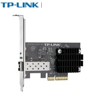 普联(TP-LINK)万兆10G高速SFP+光口台式机 电脑服务器PCI-E有线光纤网卡 TL-NT521F