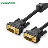 绿联工程级VGA线 11631 公对公 3米 黑色