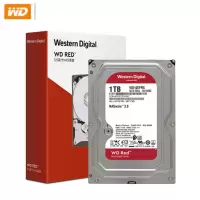 西部数据(WD) 红盘Plus WD10EFRX 1TB SATA6Gb/s 5400转/64M三年质保