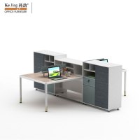 科劲(KeJing)锐志28系列办公桌(四人屏风工位) 28-LZ1028 2850W*3200D*1150H