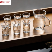 TiaNXI分酒器白酒杯带壶套装TBL220-15 分酒器120ml+酒杯15ml*6