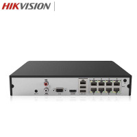 海康威视硬盘录像机 DS-7808N-K1/8P(D)8路单盘位POE供电 (含2块8T硬盘)