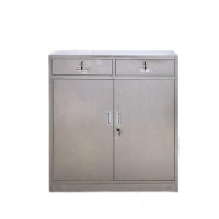 奇冠(QIGUAN))不锈钢二斗下节柜 1025*400*900mm