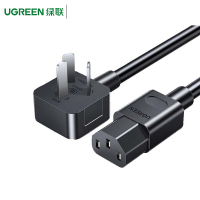 绿联(Ugreen)电脑主机电源线 30565 国标三孔品字尾通用 1.5米 黑色
