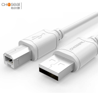 秋叶原(CHOSEAL)高速USB打印机数据线 QS5307T5 方口usb 5米