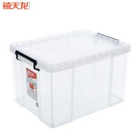 禧天龙(Citylong)大力士收纳箱 X-6030 透明款 53.3*39.1*32.5cm 45L