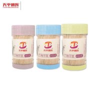 天平朝晖 竹牙签 TP-4240 460支/瓶 颜色随机