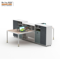 科劲(KeJing) 锐志28系列办公桌(四人屏风工位)28-LZ2016 1613W*2800D*1150H
