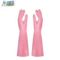 世家 绒里乳胶防滑手套灵巧型21034 M码